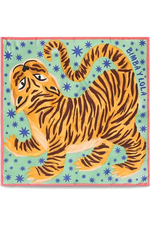 Bimba y Lola Tørklæde med tigermotiv