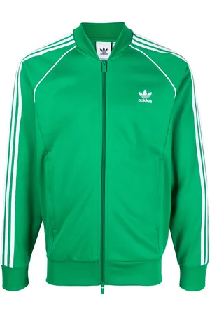 adidas Sweatshirt med broderet logo og lynlås