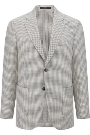 Boggi Milano Houndstooth-mønstret blazer