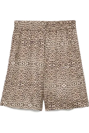 Ih Nom Uh Nit Shorts med leopardtryk