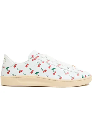 VALENTINO GARAVANI Low-top sneakers med kirsebærtryk