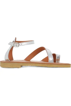 K jacques Metalliske sandaler med remme