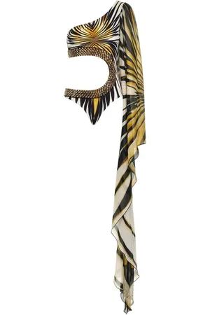 Roberto Cavalli Badedragt med Ray of Gold-tryk
