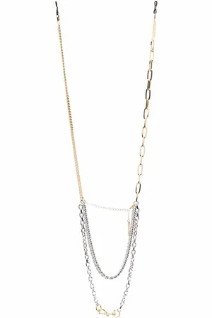 Frame Chain Tofarvede solbriller med kæde