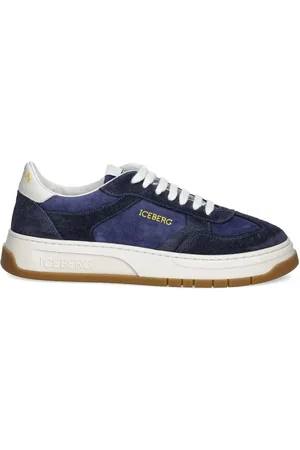Iceberg Marineblå sneakers i ruskind