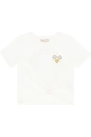 Angels Face T-shirt med krystaludsmykning