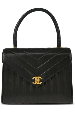 CHANEL V-Stitch håndtaske fra 1992