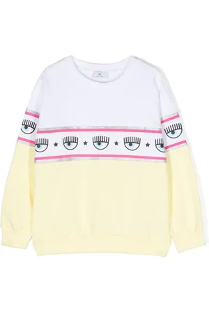 Chiara Ferragni Eyelike sweatshirt med logobånd