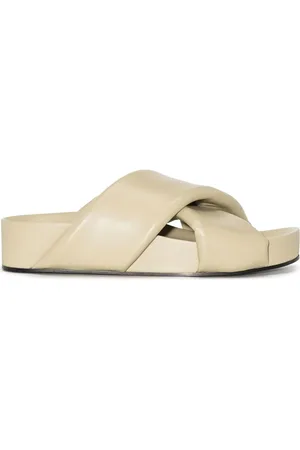 Jil Sander Flade sandaler med krydsende remme