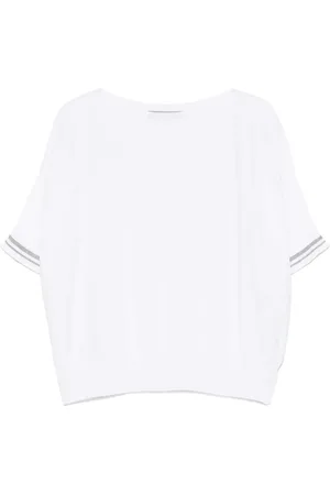 D.EXTERIOR Finstrikket T-shirt