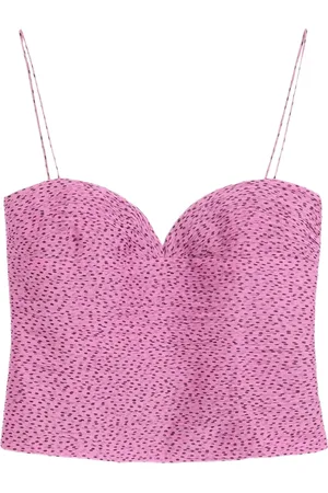 VALENTINO GARAVANI Chiffon-top med Plusdepois-tryk