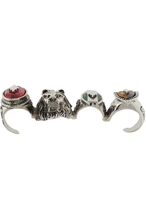 MARCELO BURLON Fire sammenhængende ring