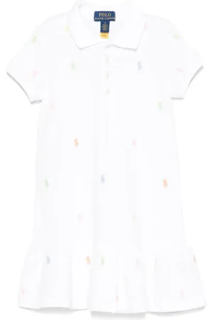 Ralph Lauren Kjole med Polo Pony-broderi