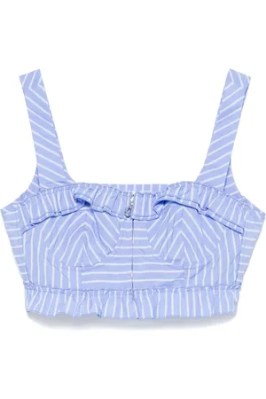 Sandro Cropped top med striber