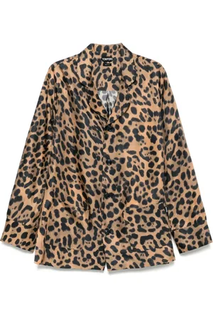Tom Ford Skjorte med leopardtryk