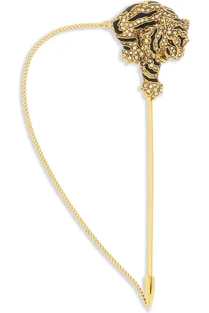 Roberto Cavalli Broche med tigermotiv