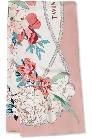 Twin-Set Tørklæde med blomstertryk