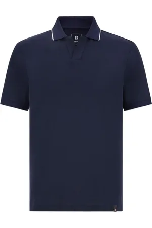 Boggi Milano Polo med kontrastkant