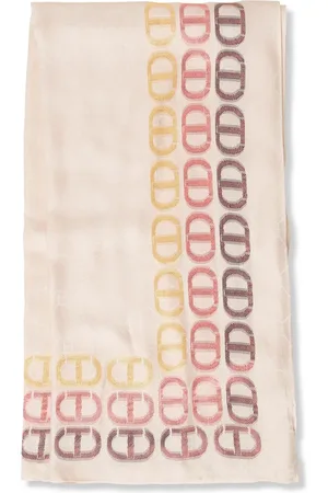 Twin-Set Tørklæde med grafisk logo