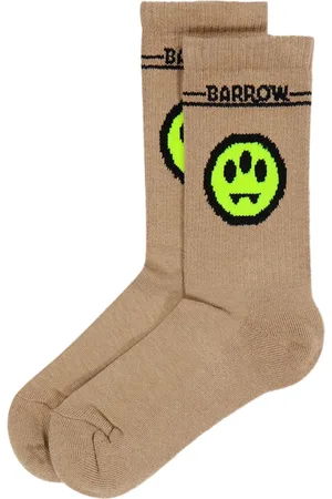 BARROW Intarsia-strikkede strømper med logo