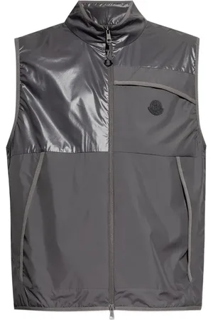 Moncler Epeo vest med logoapplikation