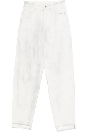 Halfboy Boyfriend-jeans med slitageeffekt
