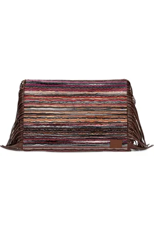 Missoni Clutch med frynser