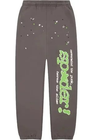Sp5der Star Web Grey/Green joggingbukser