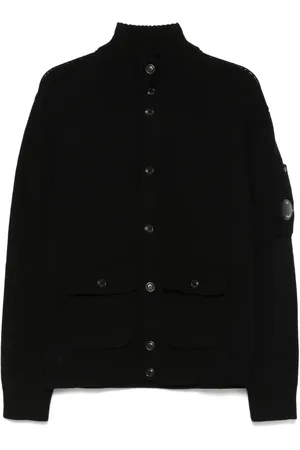 C.P. Company Cardigan med linsedetalje