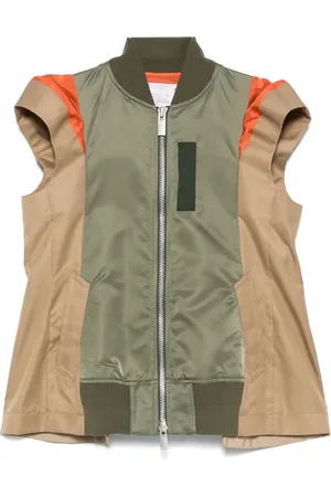 SACAI Vest i twill-gabardine