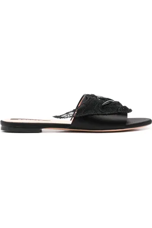 Rochas Lace-detail sandals