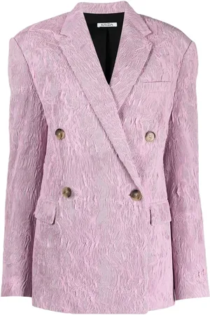 KRIZIA Krøllet enkeltradet blazer