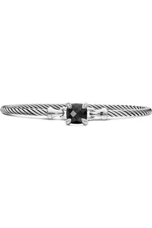 David Yurman Chatelaine diamantarmbånd i sterlingsølv (3 mm)