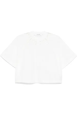 YVES SALOMON Bluse med udskæringsdetalje