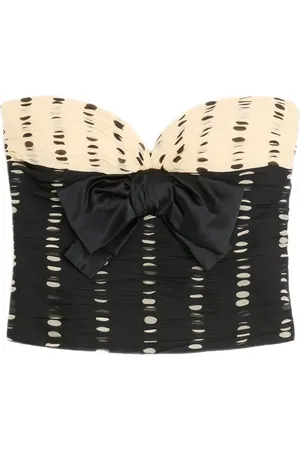VALENTINO GARAVANI Chiffon-top med Plusdepois-tryk