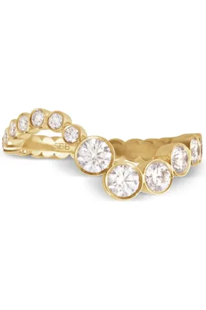 SOPHIE BILLE BRAHE Ensemble Ocean diamantring i 18 karat genanvendt gut guld