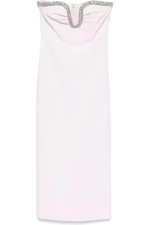 Roland Mouret Mellemlang kjole med sweetheart-udsmykning