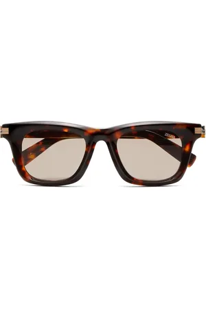 Ermenegildo Zegna Cat eye-solbriller med skildpaddeeffekt