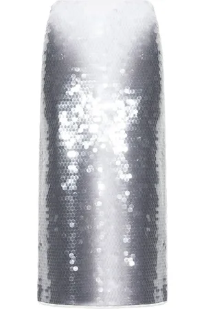 Sportmax Pencil-nederdel med pailletter