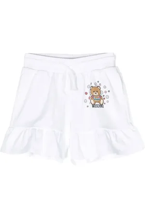 Moschino Flæsede shorts med bamsemotiv