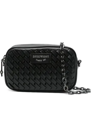 Emporio Armani Crossbody-taske i vævet design