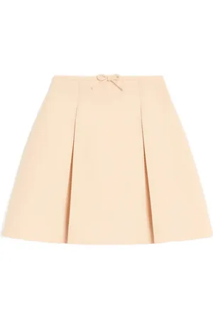 VALENTINO GARAVANI Kort Crepe Couture nederdel