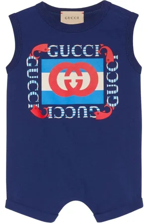 Gucci ærmeløs babydragt med logotryk