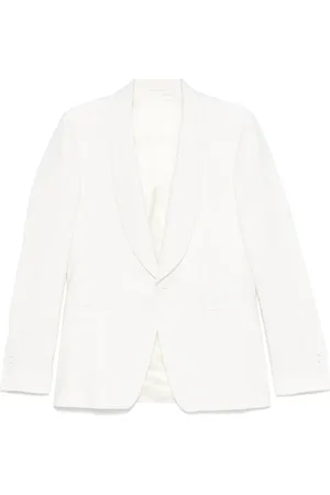 LARDINI Blazer med sjalsrevers