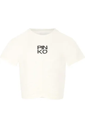 Pinko T-shirt med logotryk