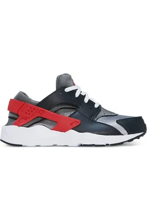 Nike Huarache Run Dark Smoke Grey/University Red sneakers