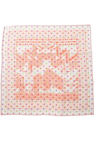 Hermès Carre Sangles en Zigzag tørklæde fra 2010