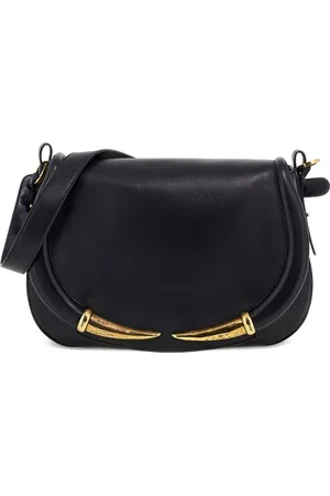 Roberto Cavalli Saddeltaske med buede horndetaljer