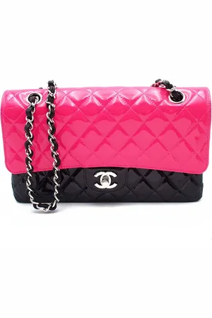 CHANEL Mellemstor tofarvet Double Flap skuldertaske fra 2019