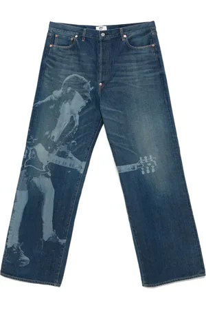 JUNYA WATANABE Jeans med tryk